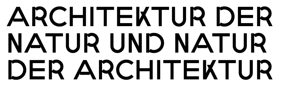 HS Düsseldorf Ausstellung Architektur der Natur und Natur der Architektur