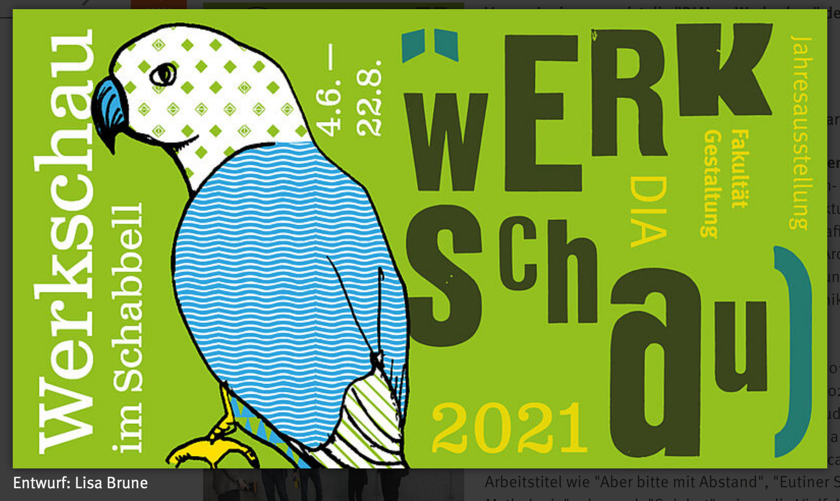 HS Wismar Fakultät Gestaltung Werkschau 2021