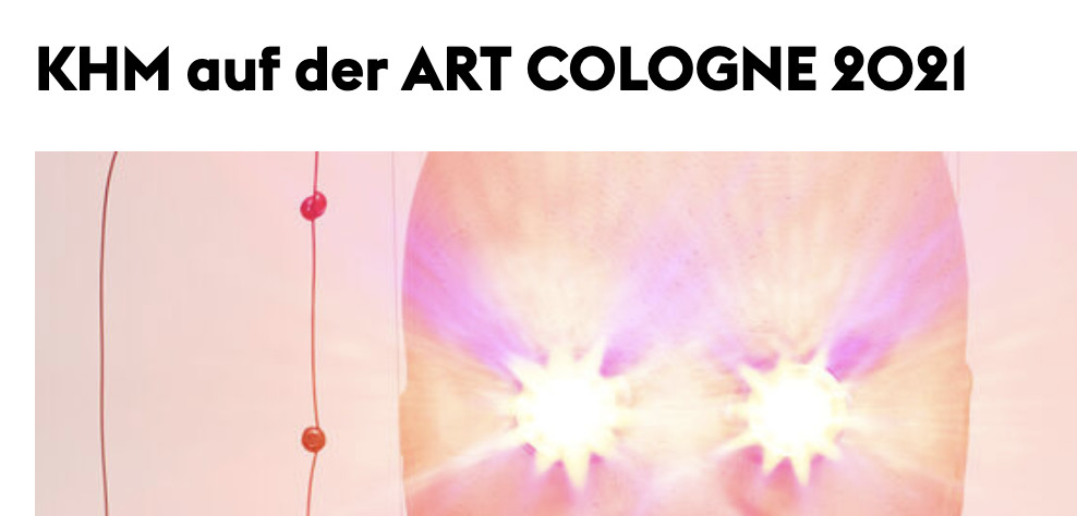 KHM auf der ART COLOGNE 2021